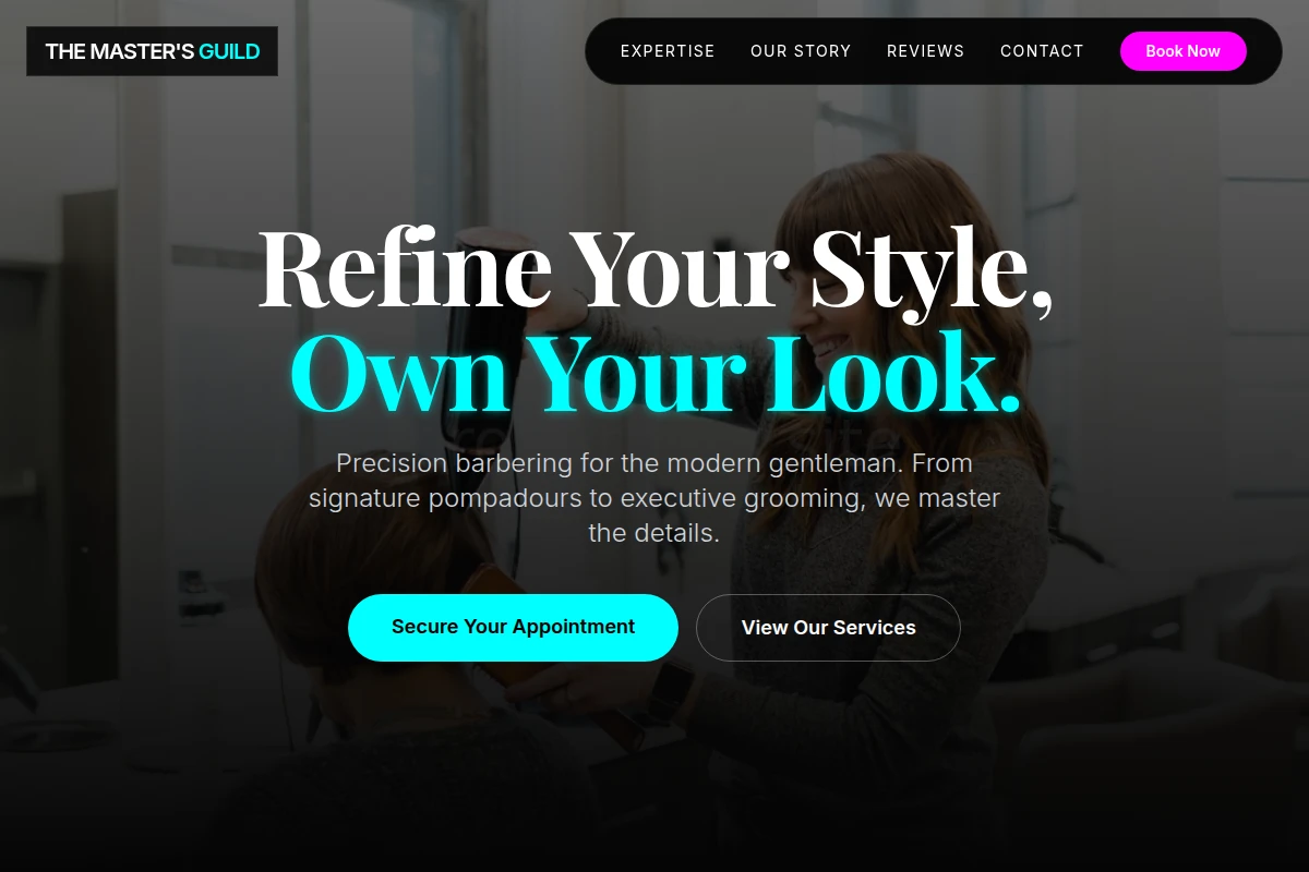 Pompadour Barbershop Hair Salon